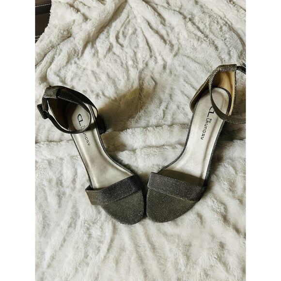 CL Chinese Laundry Jody Heel Ankle Strappy Size 8.5m Gold Metallic Wedding - Picture 7 of 14